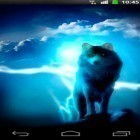 Förutom levande bakgrundsbild till Android Mushroom cloud ström, ladda ner gratis live wallpaper APK Night wolves andra.