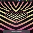 Förutom levande bakgrundsbild till Android Black panther ström, ladda ner gratis live wallpaper APK Pink zebra andra.
