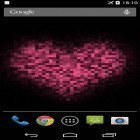 Förutom levande bakgrundsbild till Android Stalingrad ström, ladda ner gratis live wallpaper APK Pixel heart andra.