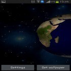 Förutom levande bakgrundsbild till Android Iconography ström, ladda ner gratis live wallpaper APK Planets 3D andra.