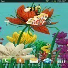 Förutom levande bakgrundsbild till Android Black clock ström, ladda ner gratis live wallpaper APK Plasticine spring flowers andra.