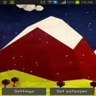 Förutom levande bakgrundsbild till Android Mountain weather ström, ladda ner gratis live wallpaper APK Polygon hill andra.