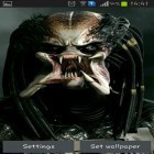 Förutom levande bakgrundsbild till Android Mountains HD ström, ladda ner gratis live wallpaper APK Predator 3D andra.