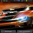 Förutom levande bakgrundsbild till Android Winter nature ström, ladda ner gratis live wallpaper APK Racing cars andra.