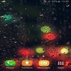 Förutom levande bakgrundsbild till Android Sunflower clock ström, ladda ner gratis live wallpaper APK Rain by My live wallpaper andra.