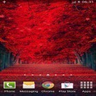Förutom levande bakgrundsbild till Android Forest flowers ström, ladda ner gratis live wallpaper APK Red leaves andra.