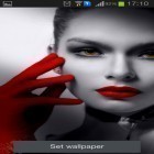 Förutom levande bakgrundsbild till Android Sweet romance ström, ladda ner gratis live wallpaper APK Red lips andra.