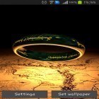 Förutom levande bakgrundsbild till Android Rainbow by Free Wallpapers and Backgrounds ström, ladda ner gratis live wallpaper APK Ring of power 3D andra.