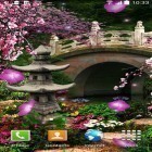 Förutom levande bakgrundsbild till Android Starry background ström, ladda ner gratis live wallpaper APK Sakura andra.