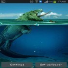 Förutom levande bakgrundsbild till Android Tap leaves ström, ladda ner gratis live wallpaper APK Seas monsters andra.