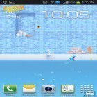 Förutom levande bakgrundsbild till Android Metaballs liquid HD ström, ladda ner gratis live wallpaper APK Shark dash andra.