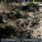 Förutom levande bakgrundsbild till Android Blue sea 3D ström, ladda ner gratis live wallpaper APK Smoke andra.