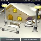 Förutom levande bakgrundsbild till Android Pocket Bear ström, ladda ner gratis live wallpaper APK Snowfall 3D andra.