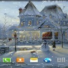 Förutom levande bakgrundsbild till Android Draw on sand ström, ladda ner gratis live wallpaper APK Snowfall by Frisky Lab andra.