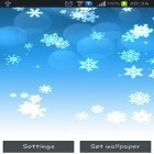 Förutom levande bakgrundsbild till Android Wolves ström, ladda ner gratis live wallpaper APK Snowflake andra.