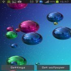 Förutom levande bakgrundsbild till Android Sleep cock ström, ladda ner gratis live wallpaper APK Space bubbles andra.