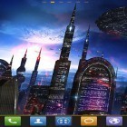 Förutom levande bakgrundsbild till Android Official Messi ström, ladda ner gratis live wallpaper APK Space colony andra.