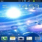 Ladda ner Space galaxy på Android, liksom andra gratis live wallpapers för HTC One mini.