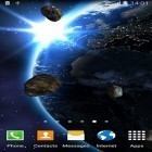Förutom levande bakgrundsbild till Android Asteroids 3D ström, ladda ner gratis live wallpaper APK Space HD 2015 andra.