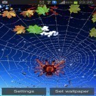 Förutom levande bakgrundsbild till Android Sleep cock ström, ladda ner gratis live wallpaper APK Spider andra.