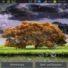 Förutom levande bakgrundsbild till Android Glass droplets ström, ladda ner gratis live wallpaper APK Spring storm andra.