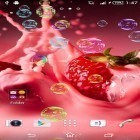 Förutom levande bakgrundsbild till Android Skull island 3D ström, ladda ner gratis live wallpaper APK Strawberry by Next andra.