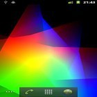 Förutom levande bakgrundsbild till Android Jellyfishes 3D ström, ladda ner gratis live wallpaper APK Symphony of colors andra.