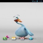 Förutom levande bakgrundsbild till Android 3D Kyrgyzstan ström, ladda ner gratis live wallpaper APK The Goose andra.