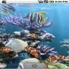 Förutom levande bakgrundsbild till Android Pendulum clock ström, ladda ner gratis live wallpaper APK The real aquarium andra.