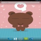 Förutom levande bakgrundsbild till Android Candy HD ström, ladda ner gratis live wallpaper APK Tony bear andra.