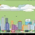 Förutom levande bakgrundsbild till Android Magic butterflies ström, ladda ner gratis live wallpaper APK Toon landscape andra.