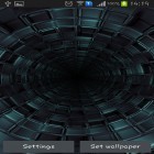 Förutom levande bakgrundsbild till Android Clock HD ström, ladda ner gratis live wallpaper APK Tunnel 3D by Amax lwps andra.
