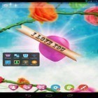 Förutom levande bakgrundsbild till Android Garden flowers ström, ladda ner gratis live wallpaper APK UR: 3D love heart andra.