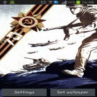Förutom levande bakgrundsbild till Android Radiant particles ström, ladda ner gratis live wallpaper APK Victory Day andra.