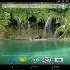 Förutom levande bakgrundsbild till Android Waves on rocks ström, ladda ner gratis live wallpaper APK Waterfall video andra.