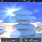 Förutom levande bakgrundsbild till Android Moonlight 3D ström, ladda ner gratis live wallpaper APK White stone andra.