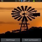 Förutom levande bakgrundsbild till Android Fairy field ström, ladda ner gratis live wallpaper APK Windmill by Pix live wallpapers andra.