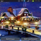 Förutom levande bakgrundsbild till Android Hand-drawn city ström, ladda ner gratis live wallpaper APK Winter holidays 2015 andra.