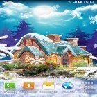 Förutom levande bakgrundsbild till Android Power go сlock ström, ladda ner gratis live wallpaper APK Winter landscape andra.