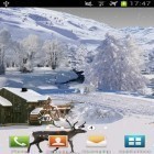 Förutom levande bakgrundsbild till Android Black cat ström, ladda ner gratis live wallpaper APK Winter white andra.