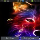Förutom levande bakgrundsbild till Android Circuitry ström, ladda ner gratis live wallpaper APK Wolf andra.